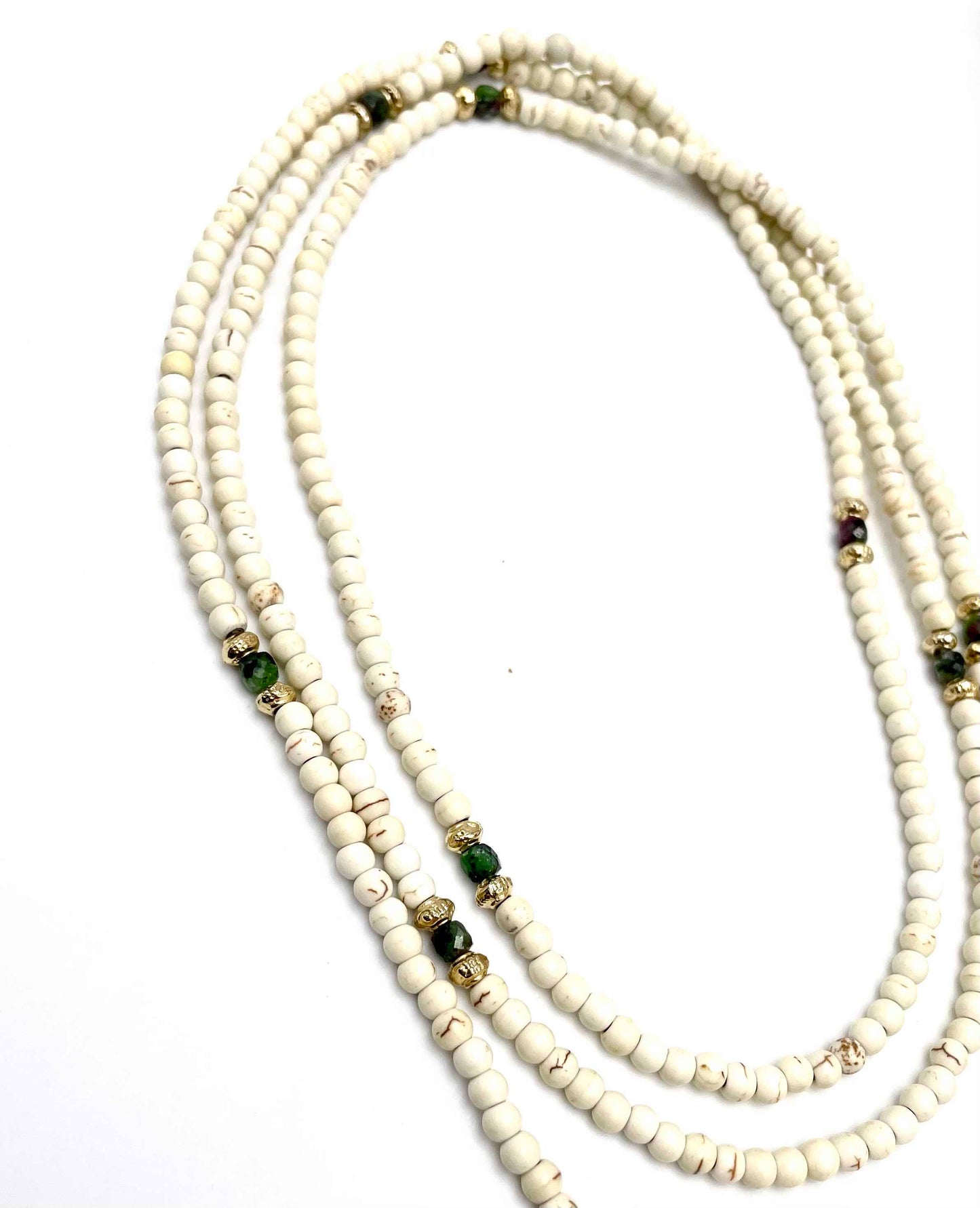 GASPARD- Howlite blanche